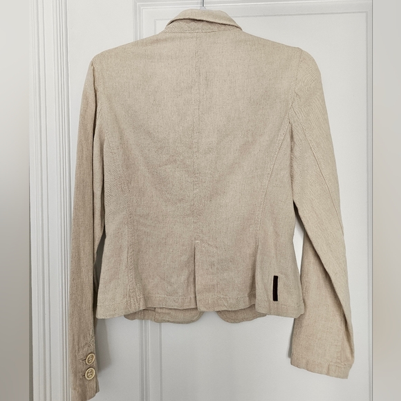 PRADA linen blend blazer jacket - Picture 2 of 7